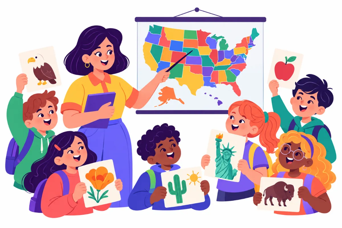 50 States Activities: A 6-Step Plan for a Year of Geography