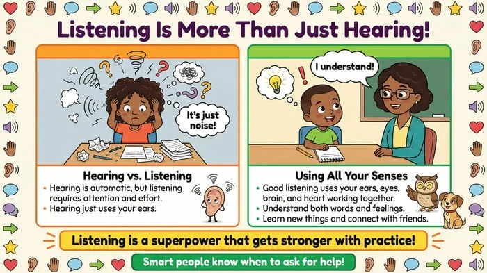 active listening for kids printable pages preview