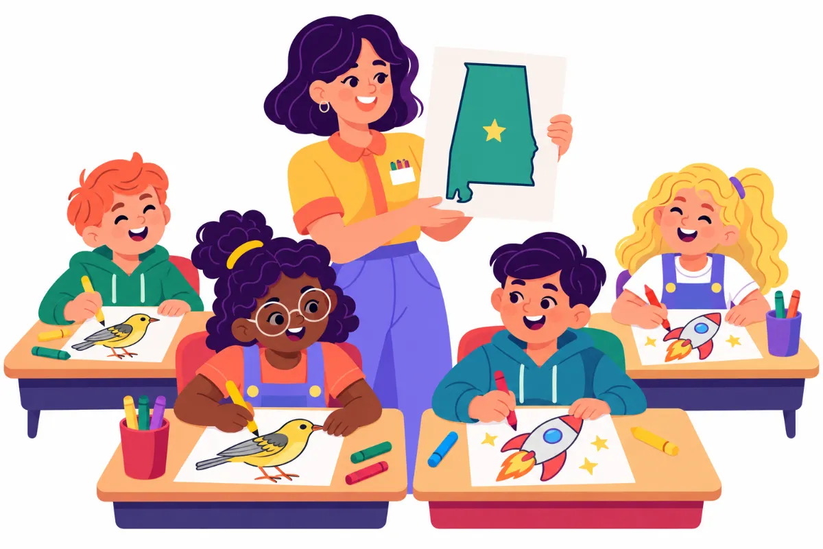 Alabama Facts for Kids: A 5-Step State Study for Grades 2-5