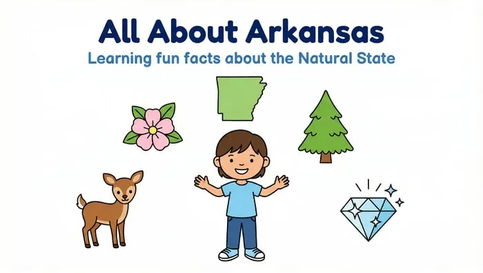 arkansas facts for kids state study cover