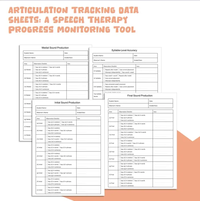 articulation data sheets resource cover