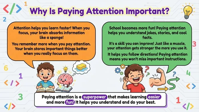 attention skills for kids printable pages preview