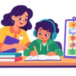 autism support strategies used in a calm classroom