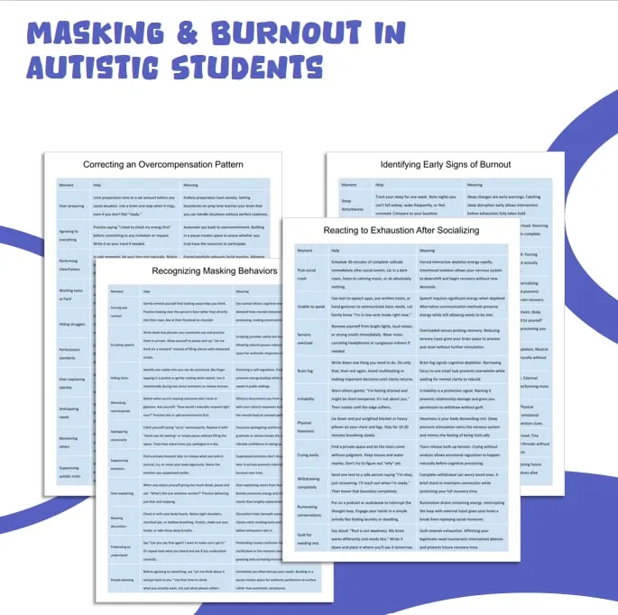 autistic burnout recovery resource cover