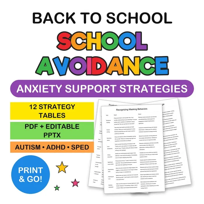 back to school anxiety resource cover