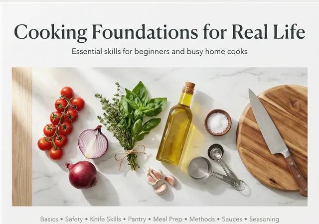 beginner cooking skills printable pages preview