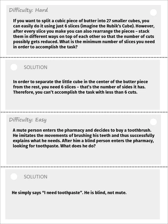 brain teasers for students printable pages preview