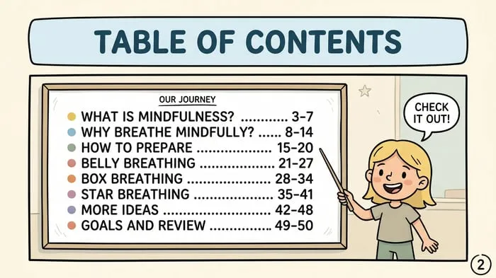 breathing exercises for kids printable pages preview