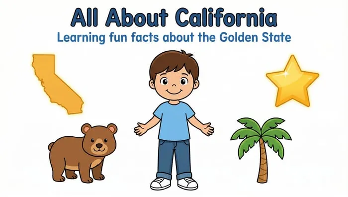 California facts for kids resource cover