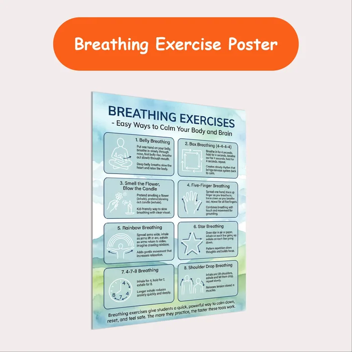 calming breathing techniques resource cover