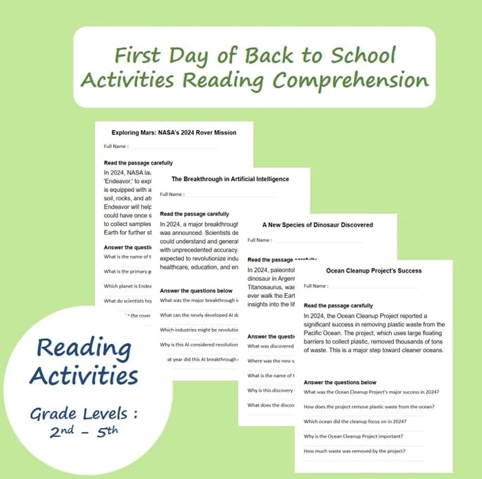 current events reading passages resource cover