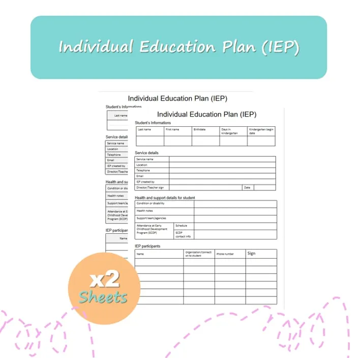 early childhood IEP resource cover