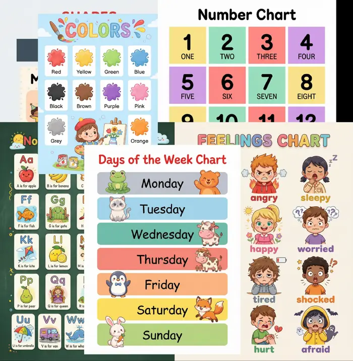 early learning posters resource cover