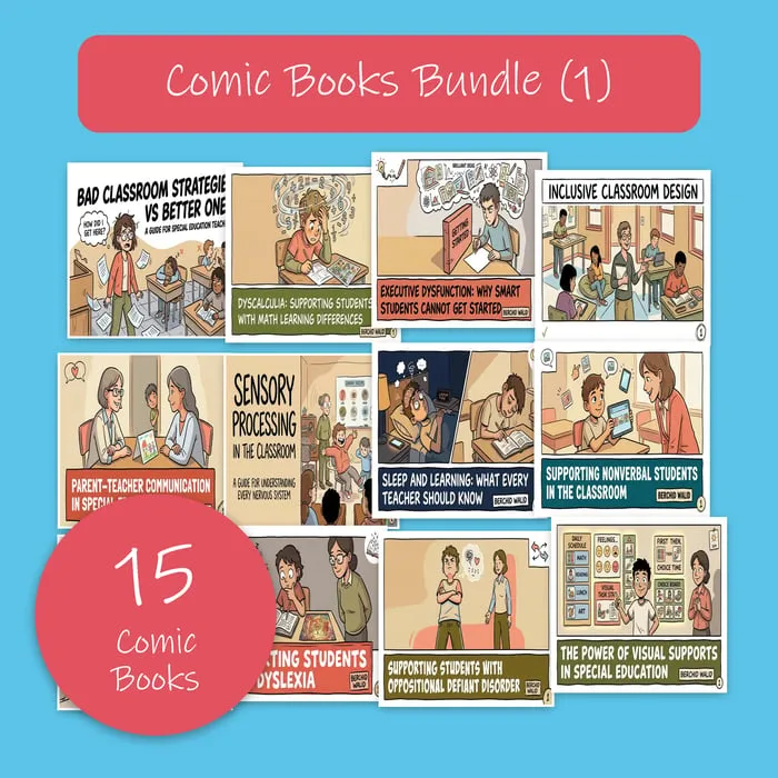 educational comic books printable pages preview