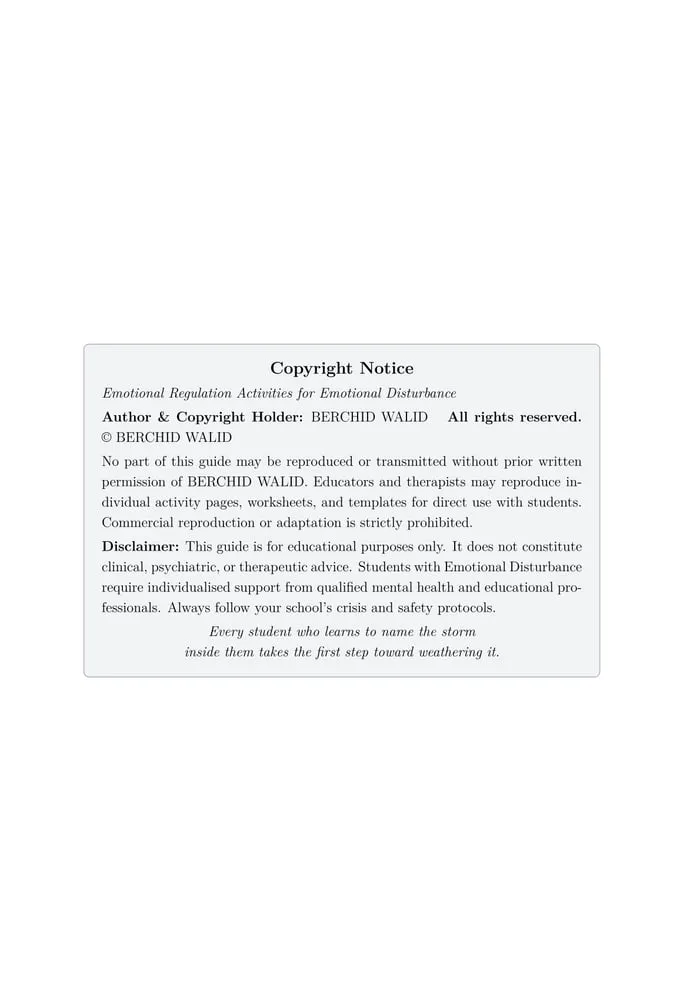 emotional regulation activities printable pages preview