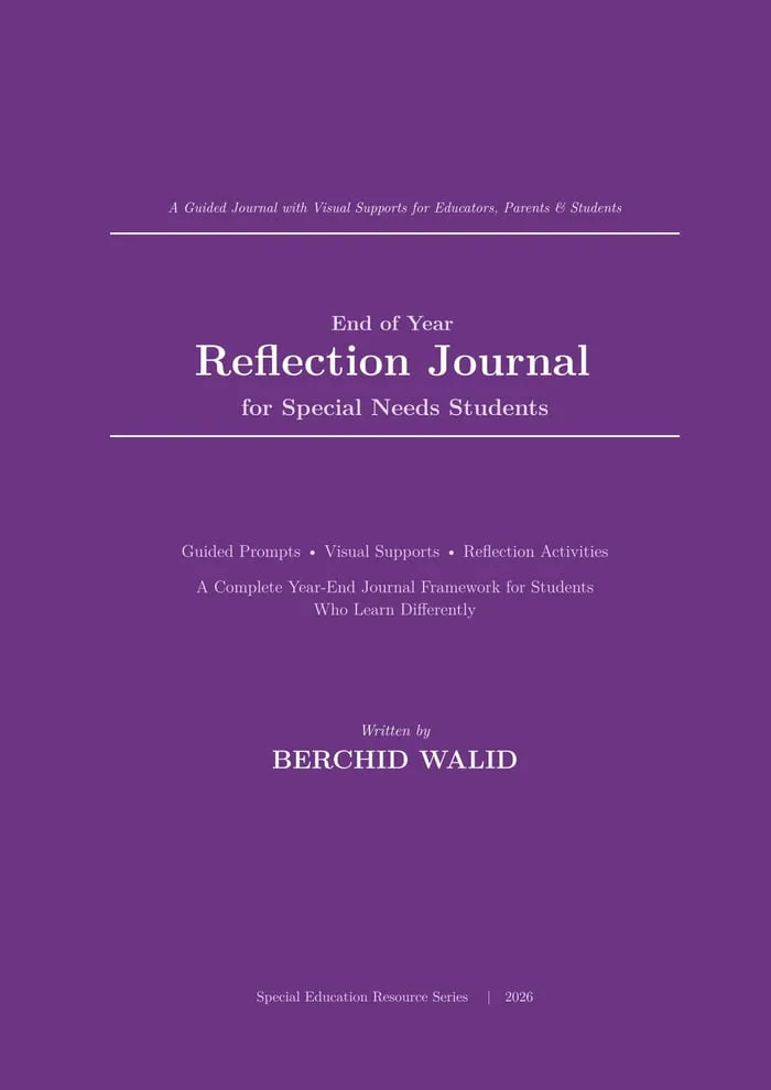 end of year reflection for students resource cover