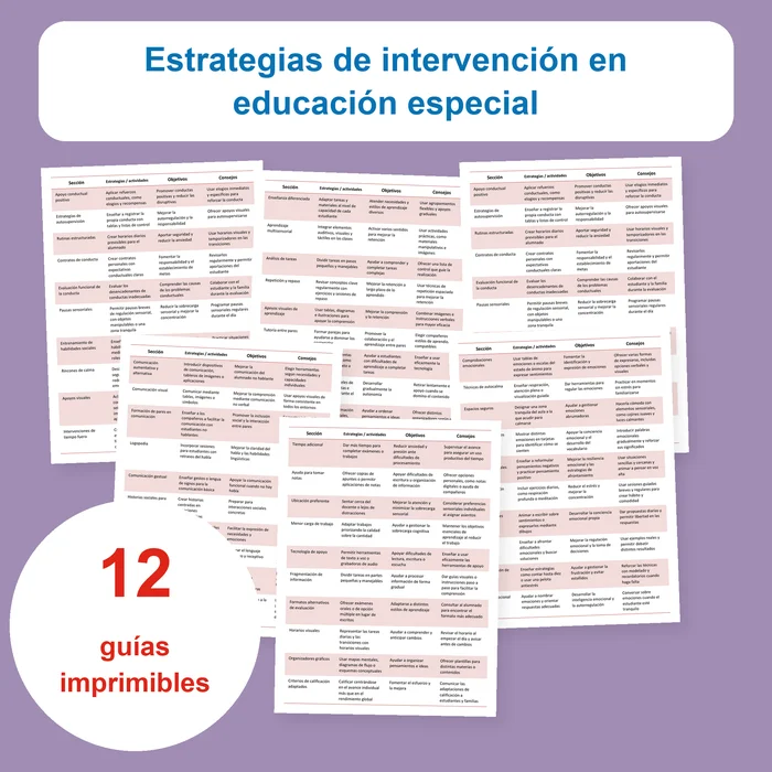 Portada del recurso de intervención en educación especial