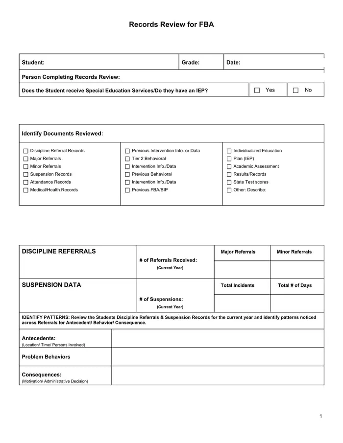 FBA background information resource cover