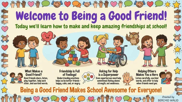friendship skills for kids resource cover