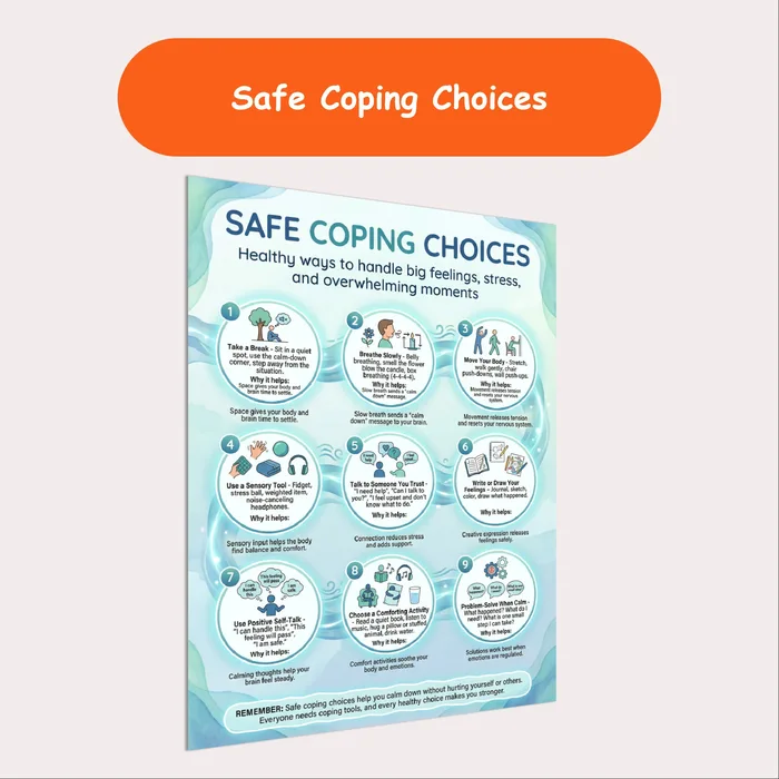 healthy coping skills for kids resource cover