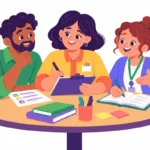 how to write a BIP with a school team around a table