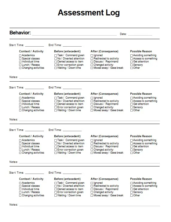 interobserver agreement in ABA printable pages preview