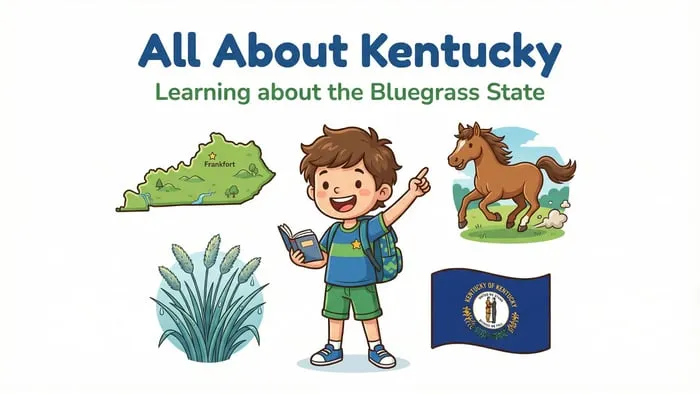 Kentucky facts for kids resource cover