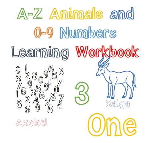 letter and number recognition resource cover