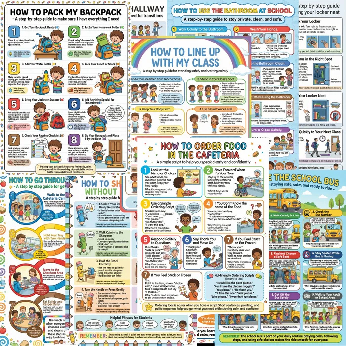 life skills posters resource cover