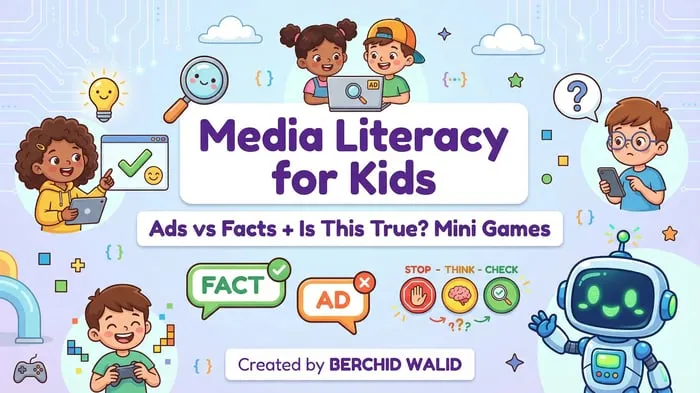 media literacy for kids resource cover