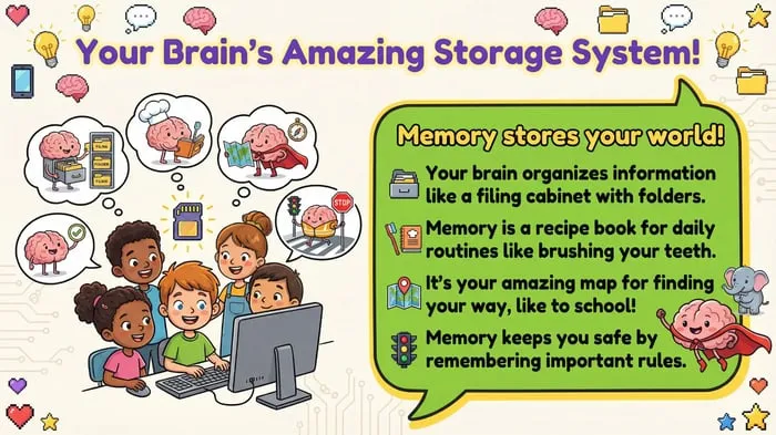 memory strategies for kids printable pages preview