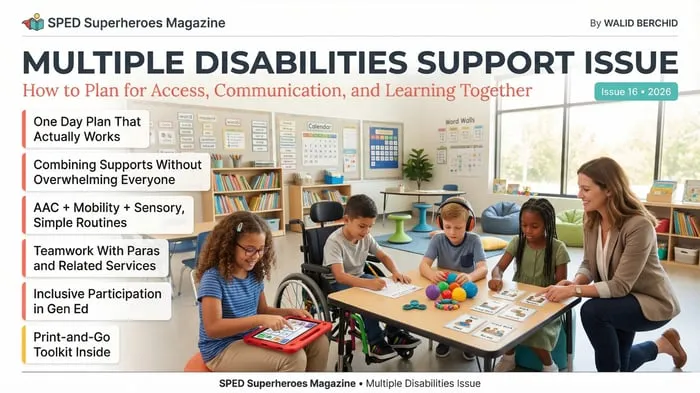 multiple disabilities classroom resource cover