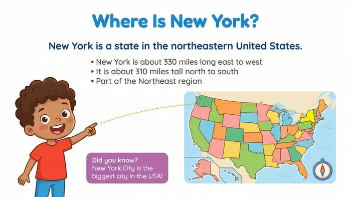 New York facts printable pages preview