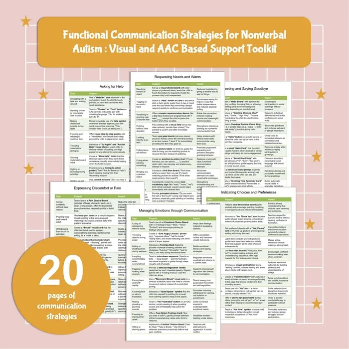 nonverbal autism communication resource cover