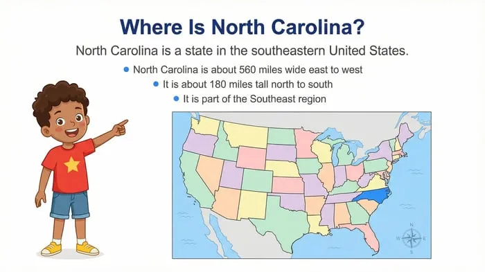 North Carolina facts printable pages preview