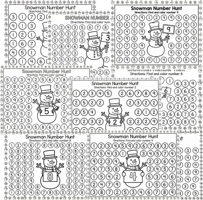 number recognition worksheets resource cover