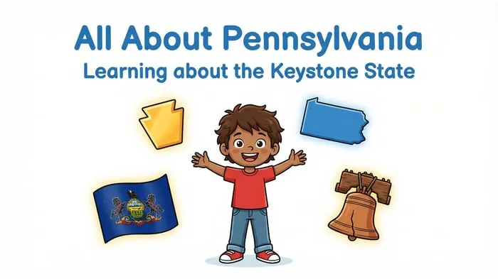 Pennsylvania facts for kids resource cover