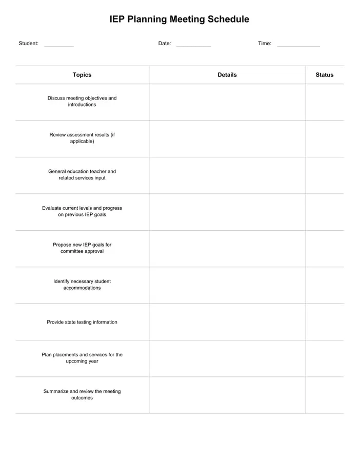running an IEP meeting resource cover