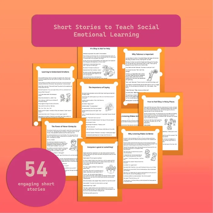 SEL short stories resource cover