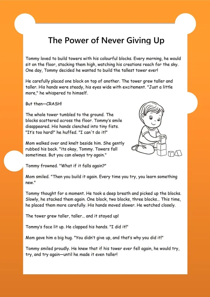 SEL short stories printable pages preview