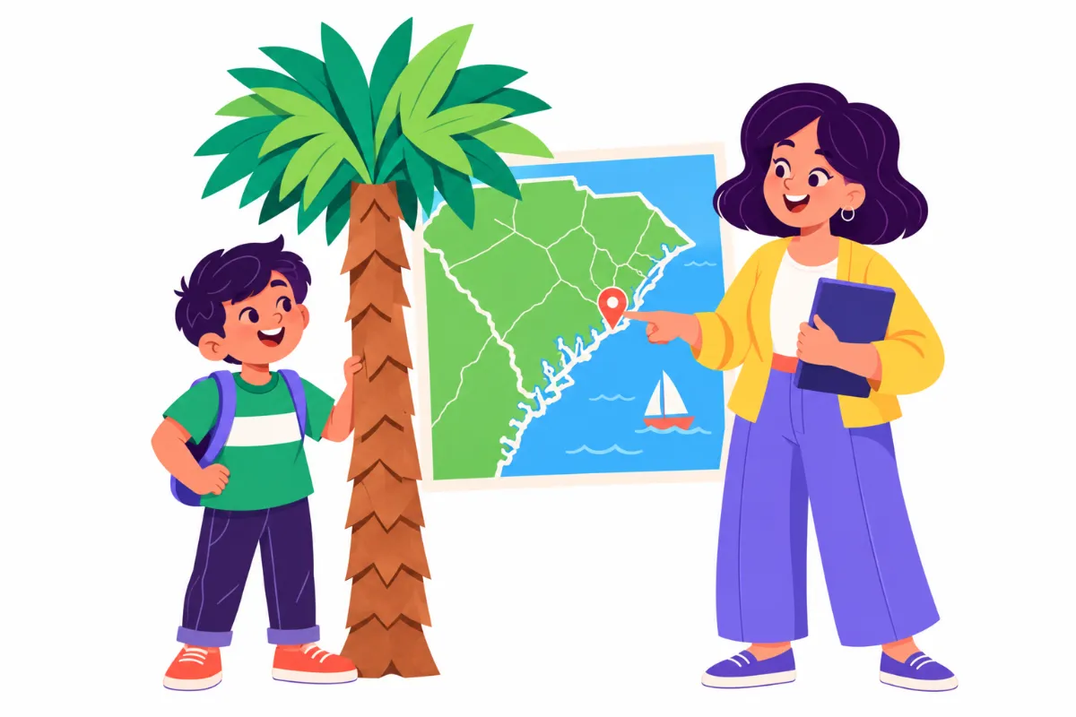 South Carolina Facts for Kids: A 5-Step State Study Guide