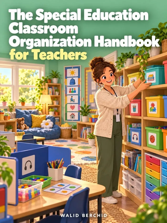 special education classroom organization resource cover