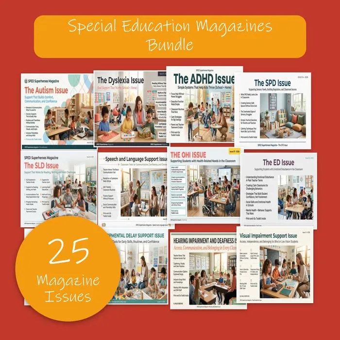 special education magazines printable pages preview