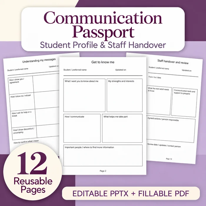 student communication passport resource cover