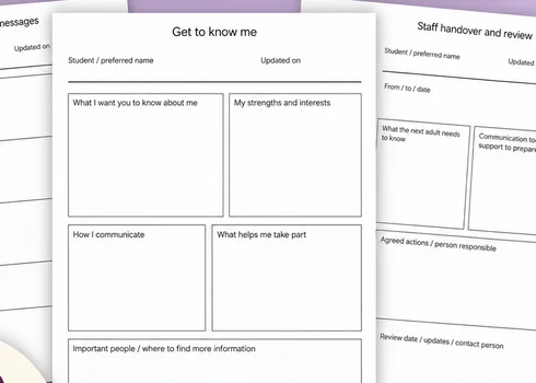 student communication passport editable forms preview