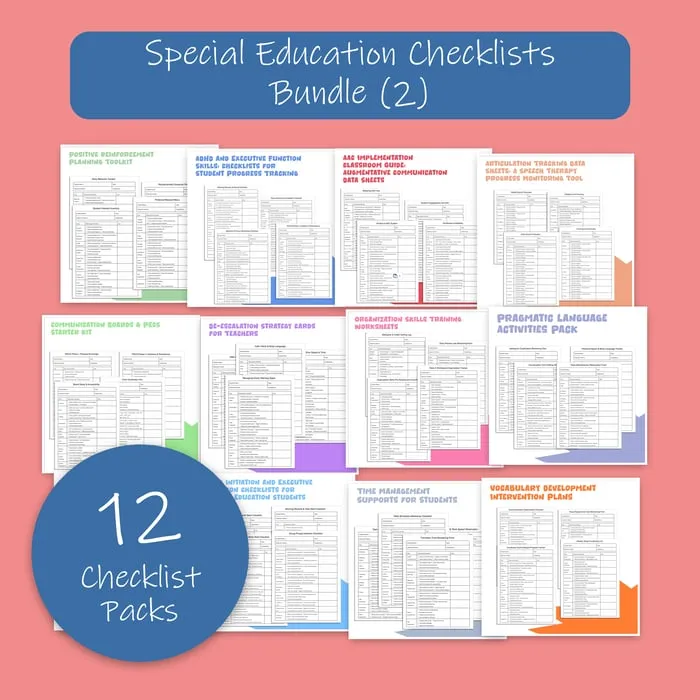 student skills checklists resource cover