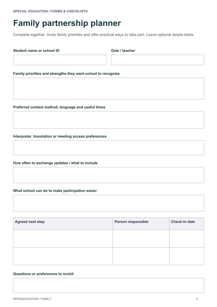 student voice strategies printable pages preview