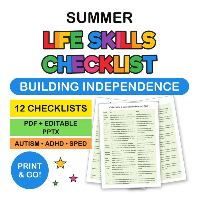 summer life skills resource cover