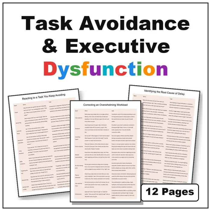 task avoidance in students resource cover