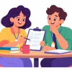 teacher observation feedback conversation after a lesson
